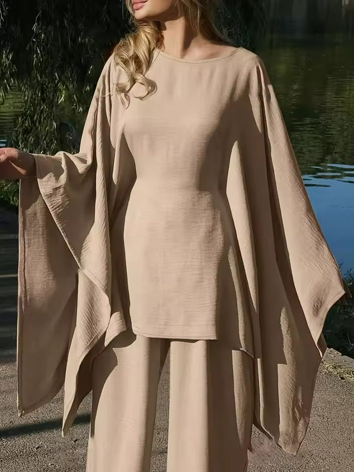 Completo Fluido Maniche a Pipistrello